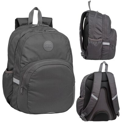 Patio Plecak szkolny dla chłopca, gładki, szary, CoolPack Patio Plecak szkolny dla chłopca, gładki, szary, CoolPack