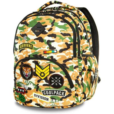 Plecak Szkolny Dla Chłopca, Moro, Żółty, Coolpack Plecak Szkolny Dla Chłopca, Moro, Żółty, Coolpack