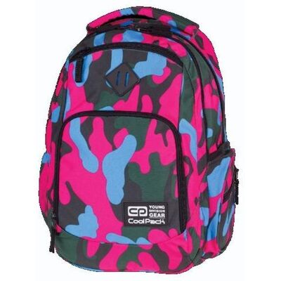 Paso Plecak szkolny dla dzieci, moro, różowy, CoolPack Paso Plecak szkolny dla dzieci, moro, różowy, CoolPack