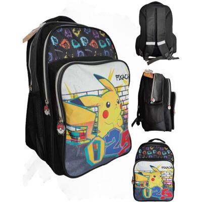 Plecak szkolny dla chłopca, Pokemon, czarny, Difuzed Plecak szkolny dla chłopca, Pokemon, czarny, Difuzed