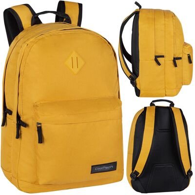 Patio Plecak szkolny dla chłopca, gładki, żółty, CoolPack Patio Plecak szkolny dla chłopca, gładki, żółty, CoolPack