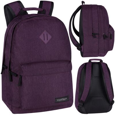 Młodzieżowy plecak Coolpack Śliwka - Miejski plecak szkolny Młodzieżowy plecak Coolpack Śliwka - Miejski plecak szkolny