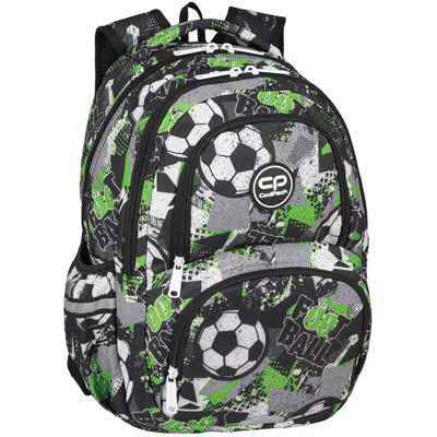 Patio Plecak szkolny dla chłopca, piłka nożna, szary, CoolPack Patio Plecak szkolny dla chłopca, piłka nożna, szary, CoolPack