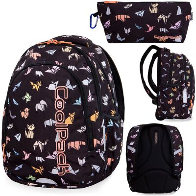 Plecak Szkolny Dla Chłopca Różnokolorowy Coolpack Dwukomorowy Plecak Szkolny Dla Chłopca Różnokolorowy Coolpack Dwukomorowy