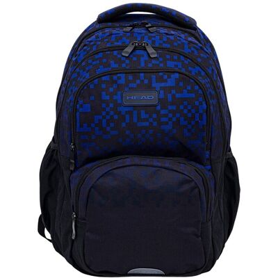 Astra Plecak szkolny dla chłopca w geometryczny wzór Head Blue Bricks AB200 klasa 4-8 Astra Plecak szkolny dla chłopca w geometryczny wzór Head Blue Bricks AB200 klasa 4-8