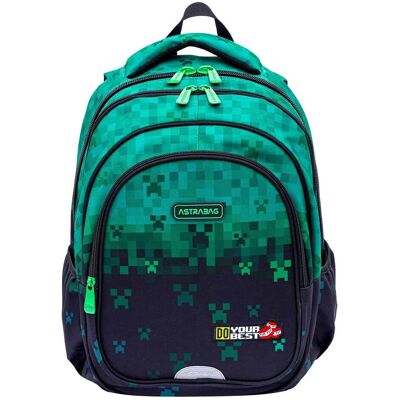 Plecak szkolny dla chłopca w piksele Astrabag Do Your Best AB300 klasa 4-8 Plecak szkolny dla chłopca w piksele Astrabag Do Your Best AB300 klasa 4-8