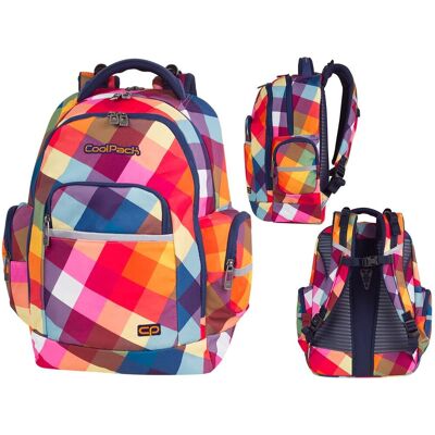 Plecak Szkolny Dla Dzieci, Kratka, Różowy, Coolpack Plecak Szkolny Dla Dzieci, Kratka, Różowy, Coolpack