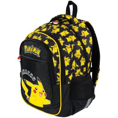 Plecak szkolny dla dzieci St.Majewski Pokemon czarno - żółty Plecak szkolny dla dzieci St.Majewski Pokemon czarno - żółty