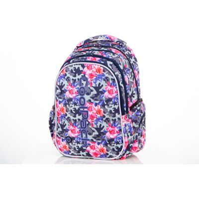 Patio Plecak szkolny dla dziewczynka, kwiaty, różowy, CoolPack Patio Plecak szkolny dla dziewczynka, kwiaty, różowy, CoolPack