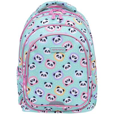 Plecak szkolny dla dziewczynki Astrabag Minty Pandas panda miętowy klasa 4-8 Plecak szkolny dla dziewczynki Astrabag Minty Pandas panda miętowy klasa 4-8