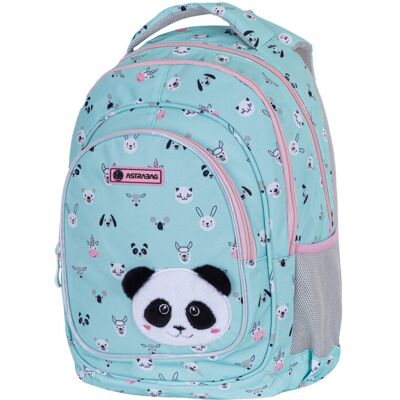 Plecak szkolny dla dziewczynki Astrabag Teddy Panda błękitny klasa 1-3 Plecak szkolny dla dziewczynki Astrabag Teddy Panda błękitny klasa 1-3