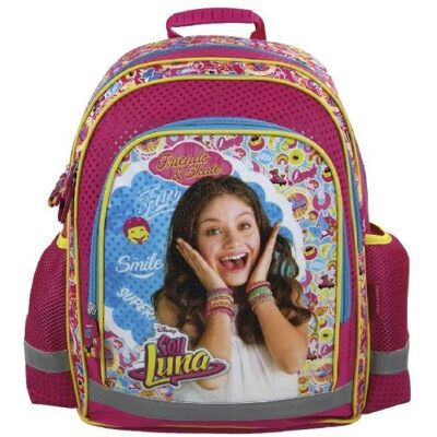 Plecak szkolny dla dziewczynki, Soy Luna, czerwony, Derform Plecak szkolny dla dziewczynki, Soy Luna, czerwony, Derform