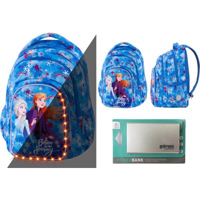 Plecak szkolny dla dziewczynki, Kraina Lodu, błękitny, CoolPack Plecak szkolny dla dziewczynki, Kraina Lodu, błękitny, CoolPack