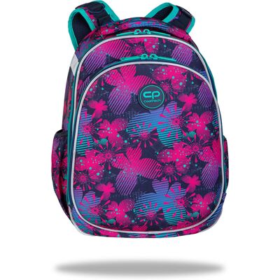 Patio Plecak szkolny dla dziewczynki, kwiaty, różowy, CoolPack Patio Plecak szkolny dla dziewczynki, kwiaty, różowy, CoolPack