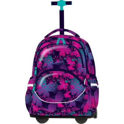 Patio Plecak szkolny dla dziewczynki różowy CoolPack na kółkach dwukomorowy Patio Plecak szkolny dla dziewczynki różowy CoolPack na kółkach dwukomorowy