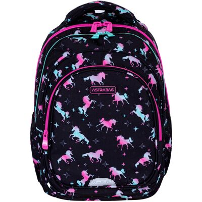 Plecak szkolny dla dziewczynki w jednorożce Astrabag Unicorn Squad AB300 klasa 4-8 Plecak szkolny dla dziewczynki w jednorożce Astrabag Unicorn Squad AB300 klasa 4-8