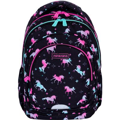 Plecak szkolny dla dziewczynki w jednorożce Astrabag UNICORN SQUAD AB330 1-3 Plecak szkolny dla dziewczynki w jednorożce Astrabag UNICORN SQUAD AB330 1-3