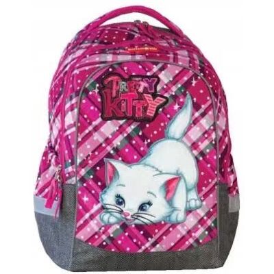 COOLPACK Plecak Szkolny Dwukomorowy Pretty Kitty COOLPACK Plecak Szkolny Dwukomorowy Pretty Kitty