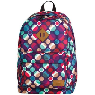 Plecak szkolny dla dziewczynki, kropki, granatowy, Cross Mosaic 72540CP CoolPack Plecak szkolny dla dziewczynki, kropki, granatowy, Cross Mosaic 72540CP CoolPack