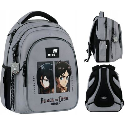 Plecak Szkolny Młodzieżowy Dla Chłopców Wielokomorowy Attack On Titan Kite Plecak Szkolny Młodzieżowy Dla Chłopców Wielokomorowy Attack On Titan Kite