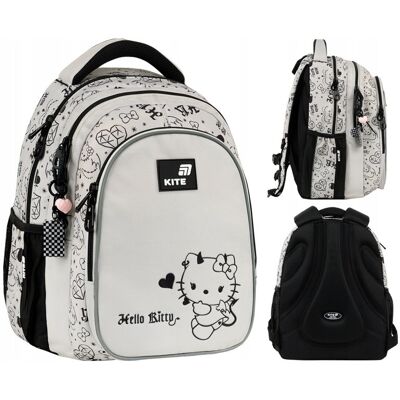 Plecak szkolny młodzieżowy dla dziewczynek 9-12 lat beżowy Hello Kitty Kite Plecak szkolny młodzieżowy dla dziewczynek 9-12 lat beżowy Hello Kitty Kite