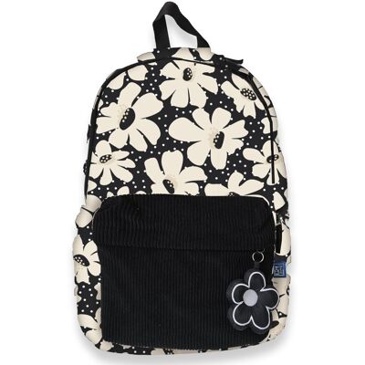 Hamelin Plecak szkolny Oxford Bloom Czarny, 26l Hamelin Plecak szkolny Oxford Bloom Czarny, 26l