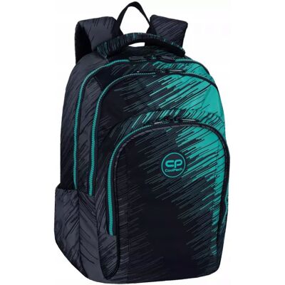 Plecak szkolny wielokomorowy CoolPack czarny, zielony Plecak szkolny wielokomorowy CoolPack czarny, zielony