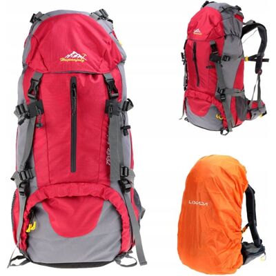 Inny producent Plecak turystyczny 45+5l Climber 1 CZERWONY z pokrowcem trekkingowy Inny producent Plecak turystyczny 45+5l Climber 1 CZERWONY z pokrowcem trekkingowy