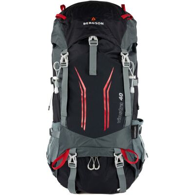 Plecak turystyczny BERGSON VINSTRA 40L Black Plecak turystyczny BERGSON VINSTRA 40L Black