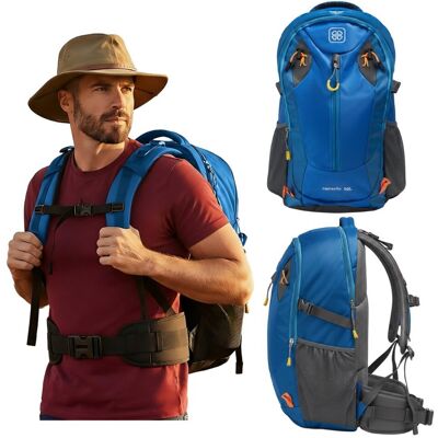 wowbag Plecak turystyczny niebieski podróżny trekkingowy wodoodporny wytrzymały wowbag Plecak turystyczny niebieski podróżny trekkingowy wodoodporny wytrzymały