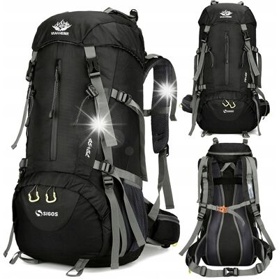 Inny producent Plecak turystyczny trekkingowy 50L na wycieczki w góry męski czarny górski Inny producent Plecak turystyczny trekkingowy 50L na wycieczki w góry męski czarny górski