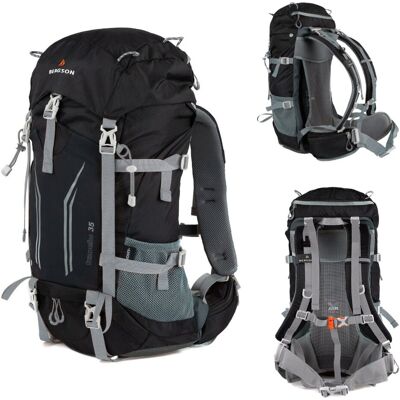 Plecak turystyczny trekkingowy Bergson Tunnebo 35L Górski Czarny Plecak turystyczny trekkingowy Bergson Tunnebo 35L Górski Czarny
