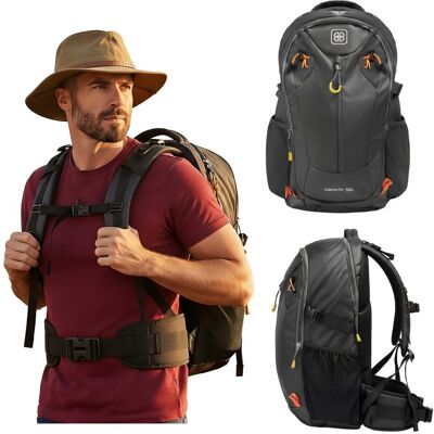 wowbag Plecak turytstyczny trekkingowy czarny funkcjonalny 50L górski wodoodporny wowbag Plecak turytstyczny trekkingowy czarny funkcjonalny 50L górski wodoodporny