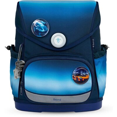 Premium Ergonomiczny plecak szkolny Belmil Compact Plus Torba szkolna 'Blue-Navy'- Przetestowane i zalecane przez niemiecki AGR Premium Ergonomiczny plecak szkolny Belmil Compact Plus Torba szkolna 'Blue-Navy'- Przetestowane i zalecane przez niemiecki AGR
