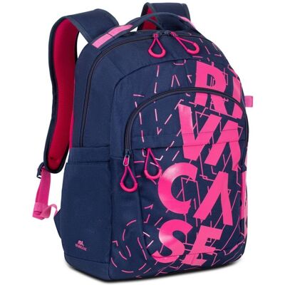 RIVACASE Heide Plecak 5430 30l, granatowy, różowy RIVACASE Heide Plecak 5430 30l, granatowy, różowy