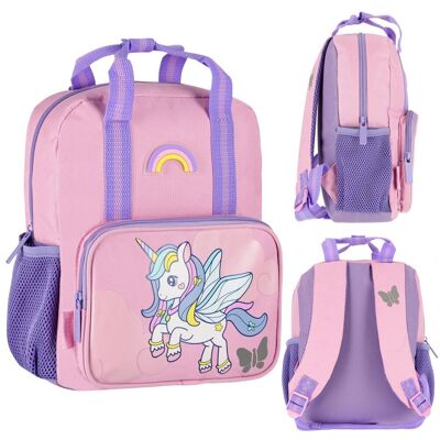 sarcia.eu Unicorn plecak przedszkolny dla dziewczynki, różowy 26x23x9cm sarcia.eu Unicorn plecak przedszkolny dla dziewczynki, różowy 26x23x9cm
