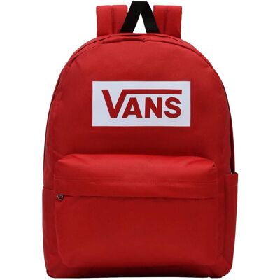 Vans Old Skool Boxed Backpack Vn0A7Sch6Ua1, Czerwone plecak szkolny, Pojemność: 22 L Vans Old Skool Boxed Backpack Vn0A7Sch6Ua1, Czerwone plecak szkolny, Pojemność: 22 L