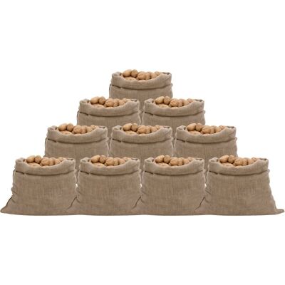 Vidaxl Worki Jutowe, 10 Szt., 100x110 Cm, 100% Juta, 220 G/m² Vidaxl Worki Jutowe, 10 Szt., 100x110 Cm, 100% Juta, 220 G/m²