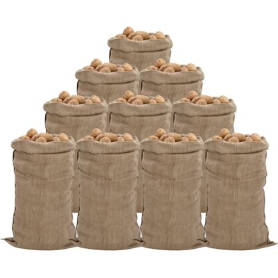 Vidaxl Worki Jutowe, 10 Szt., 65x135 Cm, 100% Juta, 340 G/m² Vidaxl Worki Jutowe, 10 Szt., 65x135 Cm, 100% Juta, 340 G/m²
