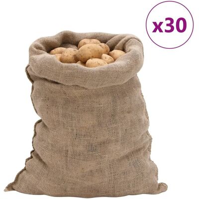 Vidaxl Worki Jutowe, 30 Szt., 60x105 Cm, 100% Juta, 220 G/m² Vidaxl Worki Jutowe, 30 Szt., 60x105 Cm, 100% Juta, 220 G/m²