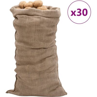 Vidaxl Worki Jutowe, 30 Szt., 65x135 Cm, 100% Juta, 220 G/m² Vidaxl Worki Jutowe, 30 Szt., 65x135 Cm, 100% Juta, 220 G/m²