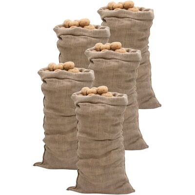 Vidaxl Worki Jutowe, 5 Szt., 65x135 Cm, 100% Juta, 220 G/m² Vidaxl Worki Jutowe, 5 Szt., 65x135 Cm, 100% Juta, 220 G/m²
