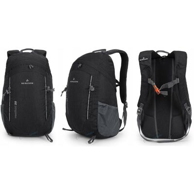 WENTYLOWANY PLECAK GÓRSKI BERGSON VESTFOLD POJEMNOŚĆ 25L CZARNY WENTYLOWANY PLECAK GÓRSKI BERGSON VESTFOLD POJEMNOŚĆ 25L CZARNY