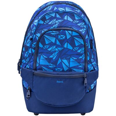 BELMIL Zestaw Premium Backpack & Fanny Pack Glacier Blue – Plecak Szkolny, 2-Częściowy BELMIL Zestaw Premium Backpack & Fanny Pack Glacier Blue – Plecak Szkolny, 2-Częściowy
