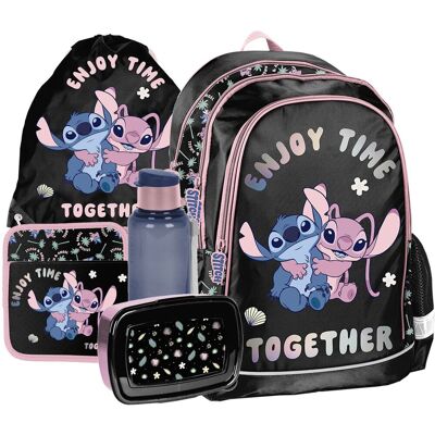 Paso ZESTAW szkolny Plecak Tornister Disney Lilo i Stitch 5 Elementów Paso ZESTAW szkolny Plecak Tornister Disney Lilo i Stitch 5 Elementów