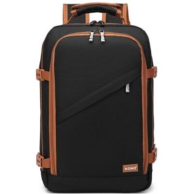 Kono Plecak Bagaż Do Samolotu Ryanair Wizzair 40x30x20 20l Mały Czarny Cb Expander Kono Plecak Bagaż Do Samolotu Ryanair Wizzair 40x30x20 20l Mały Czarny Cb Expander