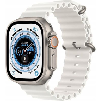 Apple Watch Ultra GPS+LTE 49mm Pasek Ocean Biały Apple Watch Ultra GPS+LTE 49mm Pasek Ocean Biały