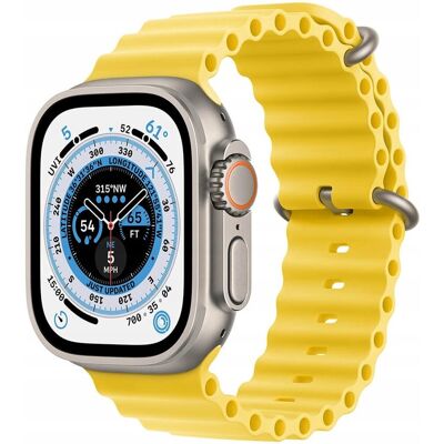 Apple Watch Ultra GPS+LTE 49mm Pasek Ocean Żółty Apple Watch Ultra GPS+LTE 49mm Pasek Ocean Żółty