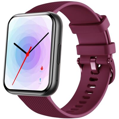 Bemi SmartWatch Exo Czarny + Pasek Silikonowy Czerwony / Czerwone Wino Bemi SmartWatch Exo Czarny + Pasek Silikonowy Czerwony / Czerwone Wino