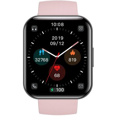 Bemi SmartWatch Exo Czarny + Pasek Silikonowy Różowy Bemi SmartWatch Exo Czarny + Pasek Silikonowy Różowy